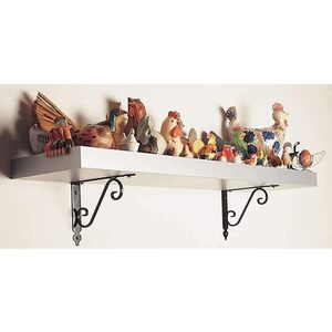 SOPORTE ESTANTERIA RUSTICA IDEAL STAR 30x25 cm-Oro Martillado - Product Image 3