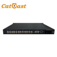 Codificador de Entrada SDI CVBS de 4 Canales para IPTV, Codificador H.264 a IP para Servidor de Transmisión IPTV