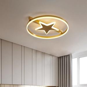 Lámpara de Dormitorio de Estilo Moderno, Minimalista, Cálida y Romántica, de Cobre, de Espectro Completo, para Dormitorio Principal - Product Image 2