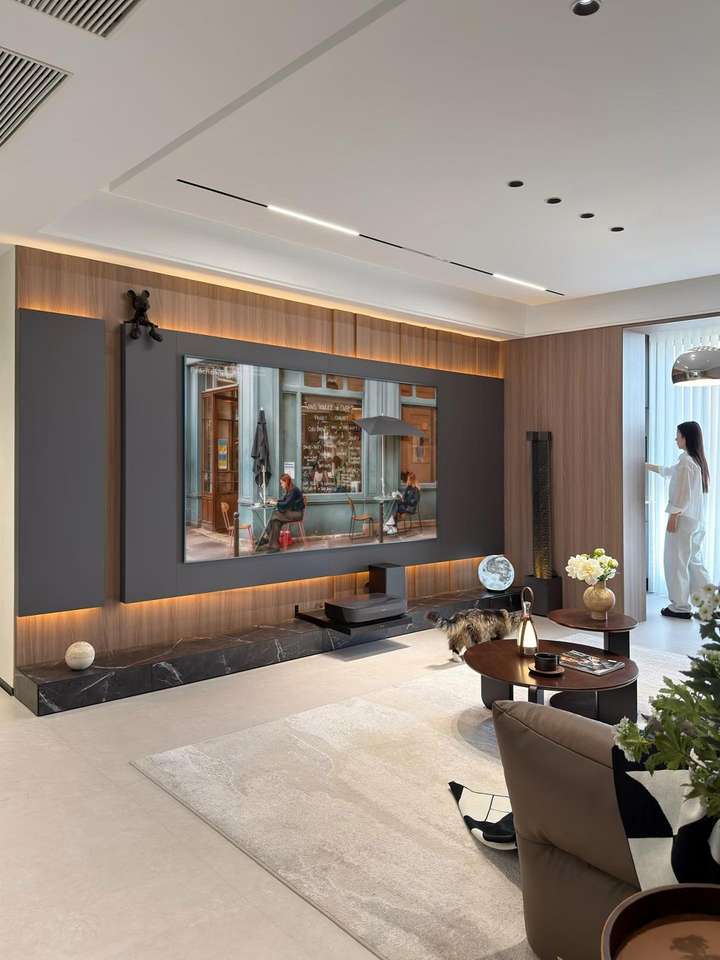 Fireproof Waterproof Wood Grain Carbon Crystal Wall Panel, Eco-Friendly ...