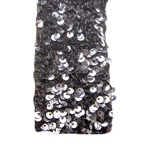 Tela de terciopelo con lentejuelas, molde dorado ligero para vestido, 2021 - Product Image 3