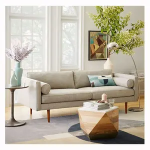 NOVA休息室家具现代布艺沙发双人沙发简约简约双座沙发欧式客厅沙发设计