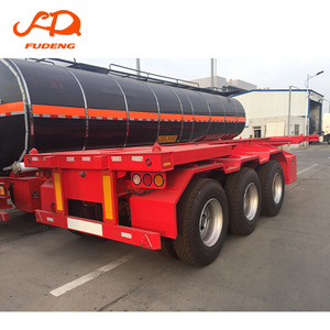 <span class=keywords><strong>Remorque</strong></span> châssis porte-conteneurs 12,5M 14M 20/40/45FT, <span class=keywords><strong>remorque</strong></span> squelette compacte pour livraison de conteneurs portuaires en Afrique - Product Image 4