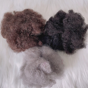 <span class=keywords><strong>Miss</strong></span> Lily Tresses Afro Kinky Bouclées 8 Pouces Noires Brésiliennes Remy Cheveux Humains Permanents Dreadlocks Crochet Bulk Hair 50g En Stock - Product Image 3