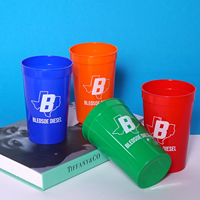 Vasos de Plástico Personalizados Grandes de 22oz y 32oz, Libres de BPA, Ecológicos, para Fiestas de Verano, con Marca, para Fiestas al Aire Libre