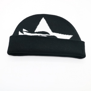 Nouvelle Tendance Bonnet Tricoté Personnalisé Sans Revers, Bonnet Court avec Logo Personnalisé, Casquettes de Sport pour Adultes Unisexe - Product Image 2