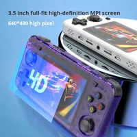 Nouvelle console de jeu portable R36H 2025 avec double joystick, compatible Android, pour l'arcade transfrontalière