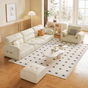 Nuovo stile nordico moderno reclinabile divano componibile tessuto divano set mobili soggiorno - Product Image 5