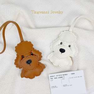 Nuova moda carina borsa in pelle sintetica ciondolo orsacchiotto cane ornamento animale <span class=keywords><strong>Charm</strong></span> per regali da donna - Product Image 3