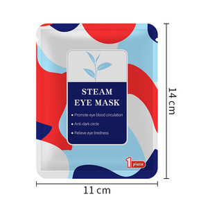 Özelleştirilmiş buhar göz maskesi eyemask rölyef tek kullanımlık kendinden ısıtma göz maskesi seyahat karartma uyku yama üreticisi - Product Image 6