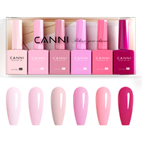 CANNI-Kit de Vernis à Ongles en Gel Émail Sans Hema, Kit de Gel Uv avec Base/dessus/mat/apprêt/déshydrateur, 9ml, Nouveau