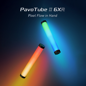 Para <span class=keywords><strong>Nanlite</strong></span> <span class=keywords><strong>PavoTube</strong></span> II 6XR, Luz de Tubo de Iluminación a Todo Color de 2700K-12000K RGBWW T12 de 8 Píxeles y 6W, Alimentada por Batería, con Control DMX512 - Product Image 2