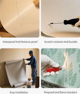 El nuevo papel tapiz de vinilo elegante y de moda es adecuado para la decoración de hoteles, hogares y villas. - Product Image 2