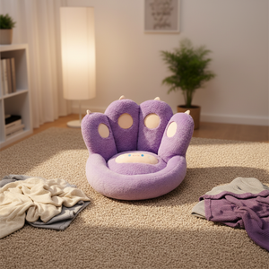 Alfombra Suave <span class=keywords><strong>Junhui</strong></span> con Diseño de Pata de Gato, Relleno de Algodón PP, 45x40cm, para Dormitorio, Balcón, Ventana, Función de Comodidad para Todas las Edades - Product Image 4