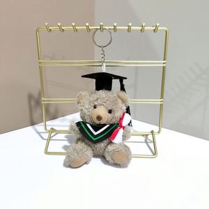 Portachiavi Orsacchiotto di Peluche per Laurea, Giocattolo Morbido, Mini Orsetto Carino, Portachiavi in Peluche, Orsacchiotti all'Ingrosso, Regalo di Laurea - Product Image 3