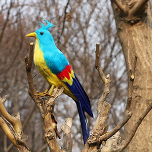 Plumas de imitación de pájaros raros, adornos hechos a mano, adorno decorativo de pájaro carpintero - Product Image 4