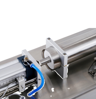 Machine de remplissage semi-automatique de bureau pour parfums, huiles d'olive, bouteilles en plastique, pots cosmétiques et pâtes