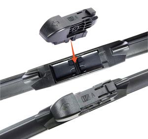 Spazzola Tergicristallo Senza Telaio in Gomma Naturale 12-28" Personalizzabile Ibrida con 19 Adattatori Adatta al 95% dei Modelli di Auto - Product Image 5