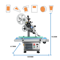 Machine d'étiquetage automatique pour sachets plats, applicateur d'étiquettes adhésives, machine d'étiquetage automatique pour sachets plats, machine d'étiquetage automatique pour sachets plats alimentaires