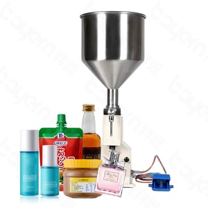 Machine de remplissage manuelle A03 pour petits volumes, huiles essentielles, cosmétiques, lotions, crèmes, pâtes et liquides, 10ml, 20ml, 50ml, 100ml - Product Image 1