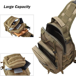 Sacs tactiques d'extérieur bon marché pour hommes imperméable Oxford Cloth Crossed Portable Messenger Satchel Sling Bag pour l'équitation - Product Image 3