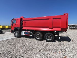 รถบรรทุกฮาวโอ 6x4 ยูโร 2 ดีเซล รถบรรทุกขนาดเล็กใหม่สำหรับงานเหมือง รถดัมพ์ 10 ล้อ บรรทุกได้ 11-20 ตัน พวงมาลัยซ้าย กล้องมองหลัง 251-350 แรงม้า 6-8 ลิตร - Product Image 5