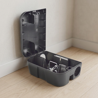 Boîte à appâts pour rongeurs en plastique PP économique, réutilisable, écologique, pour le contrôle des nuisibles, piège pour rats et souris