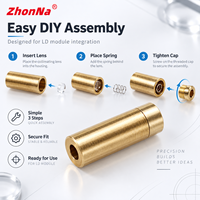 Nouveau boîtier de diode laser 22,5*7,5mm 5,6mm en métal à ressort, lentille collimateur 200nm-1100nm, module laser DIY LD