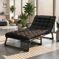 Lit pliant en acier EaseNeat, portable, en tissu, pour le bureau et la chambre à coucher