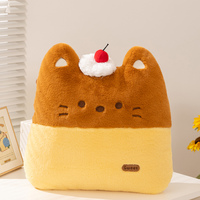 Nouvel Arrivage : Peluche Chat Pudding, Coussin et Jouet Doux pour Décoration de Canapé et Cadeau de Fête