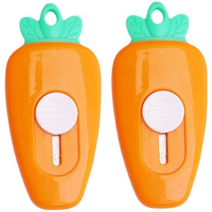 Mini cuchillo multiusos con forma de zanahoria, cortador de papel portátil para estudiantes, herramienta para desempacar en la oficina - Product Image 3