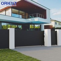 Clôture en aluminium sur mesure de haute qualité, treillis et portails, pergola à toit à lames motorisées, portail extérieur moderne personnalisé