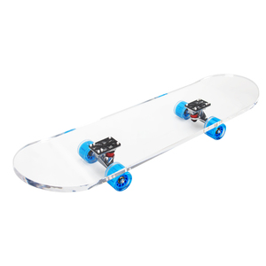 <span class=keywords><strong>Skateboard</strong></span> in Acrilico Trasparente con Ruote, Espositore Decorativo da Parete, <span class=keywords><strong>Skateboard</strong></span> da Surf Personalizzabili all'Ingrosso - Product Image 6