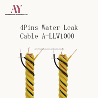 Câble de détection de fuite d'eau TCP/IP intérieur à 4 broches avec alarme sonore