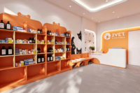 Meubles sur mesure et solutions d'affichage pour les magasins d'animaux |   Fabricant d'étagères en bois écologiques, de comptoirs à LED et de mobilier de magasin
