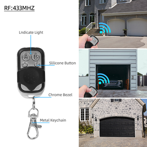 Metal Push Button <b>Remote</b> <b>Control</b> Transmitter ABCD / Lock Unlock 4Button 433MHz Universal 4 Buttons Garage Door Opener <b>Remote</b> - Product Image 2