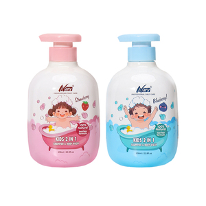 Nary Wholesale 650ml <span class=keywords><strong>Shampoing</strong></span> et <span class=keywords><strong>Gel</strong></span> <span class=keywords><strong>Douche</strong></span> 2-en-1 Bébé Myrtille Naturelle Sans Larmes Produits Nettoyants pour Enfants - Product Image 6