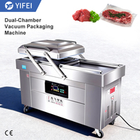 Machine d'emballage sous vide à double chambre de haute qualité DZ-600/SA, prix de gros