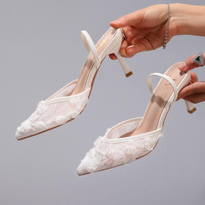 Chaussures de soirée captivantes pour femmes, talons à pampilles en strass, franges en cristal, talons aiguilles - Product Image 2