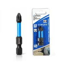 Embouts de tournevis en acier S2 PH2 et Torx, nickelés, magnétiques, antirouille, pour tournevis électrique sans fil domestique DIY