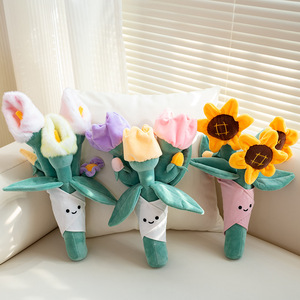 Ramo de Peluche, Ramo de Simulación, Regalo de Cumpleaños para Niña, Ramo de Flores para el Día de San Valentín, Ramo de Peluche para Boda - Product Image 5
