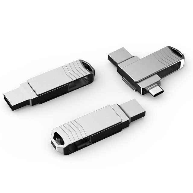 AiAude USB 3.0 & USB-C Flash Drive 32GB - Cross-Platform File Transfer Tool