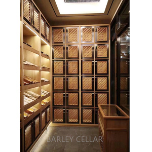 Barley Custom Walk-in Cigar Room Spain Cedar Oak Wood with Cooling System House Humidor Non-standard Humidor Cigar <b>Cabinet</b> - Product Image 5