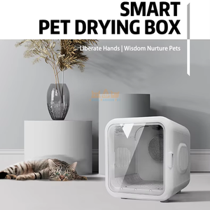 Asciugatrice Automatica <span class=keywords><strong>per</strong></span> Animali Domestici da 62L <span class=keywords><strong>per</strong></span> <span class=keywords><strong>Gatti</strong></span> e Cani di Piccola Taglia, Ultra Silenziosa con Controllo Intelligente della Temperatura e Asciugatura a 360° OEM - Product Image 2