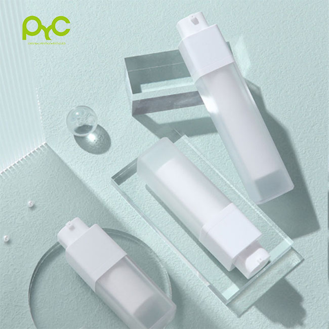 Low Price White  Square Face Wash Bottles Frosted Plastic Bottle Empty Lotion Bottles