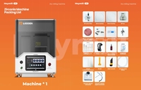 Fraiseuse à sec d'équipements dentaires CAD CAM à vente chaude Fraiseuse synchrone à 5 axes pour zircone et PMMA