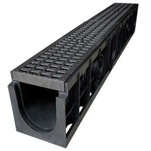 <span class=keywords><strong>Système</strong></span> de drainage de cour d'atelier moderne en acier inoxydable avec canal de drainage à design graphique - Product Image 4