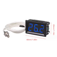 Termometer Digital Suhu Tinggi XH-B310 Termokopel Tipe-K -30~800 Derajat Termometer Digital Industri Termokopel Digital