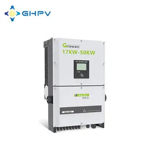 W-18 Growatt 100kw Inverter 20kw 25kw 30kw 40kw Zonne-Energie Omvormer Op Grid Zonne-Energie Omvormer 12V 220V