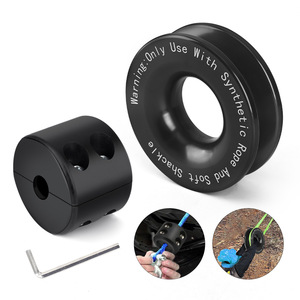 Anillo de recuperación Cnspeed de aleación de aluminio para gancho de remolque de coche, polea de cabrestante, uso con cuerda sintética - Product Image 2